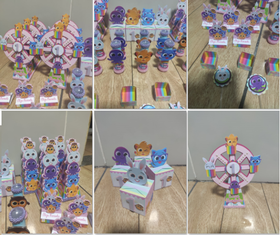 Festa Bolofofos Rosa