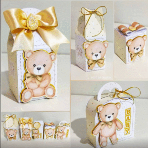 Chá De Bebê Ursinho Amarelo