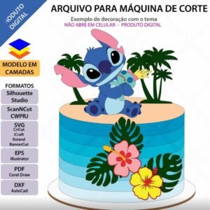 Topo Stitch E Ursinho