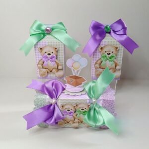 Chá Revelação Verde E Lilás