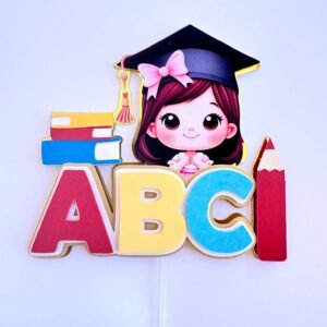 Topo Formatura Abc Menina