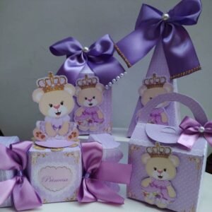 Festa Chá Revelaçao Lilás Ursinha