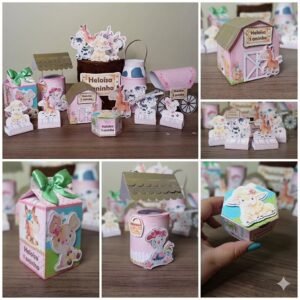 Festa Fazendinha Rosa Aquarela