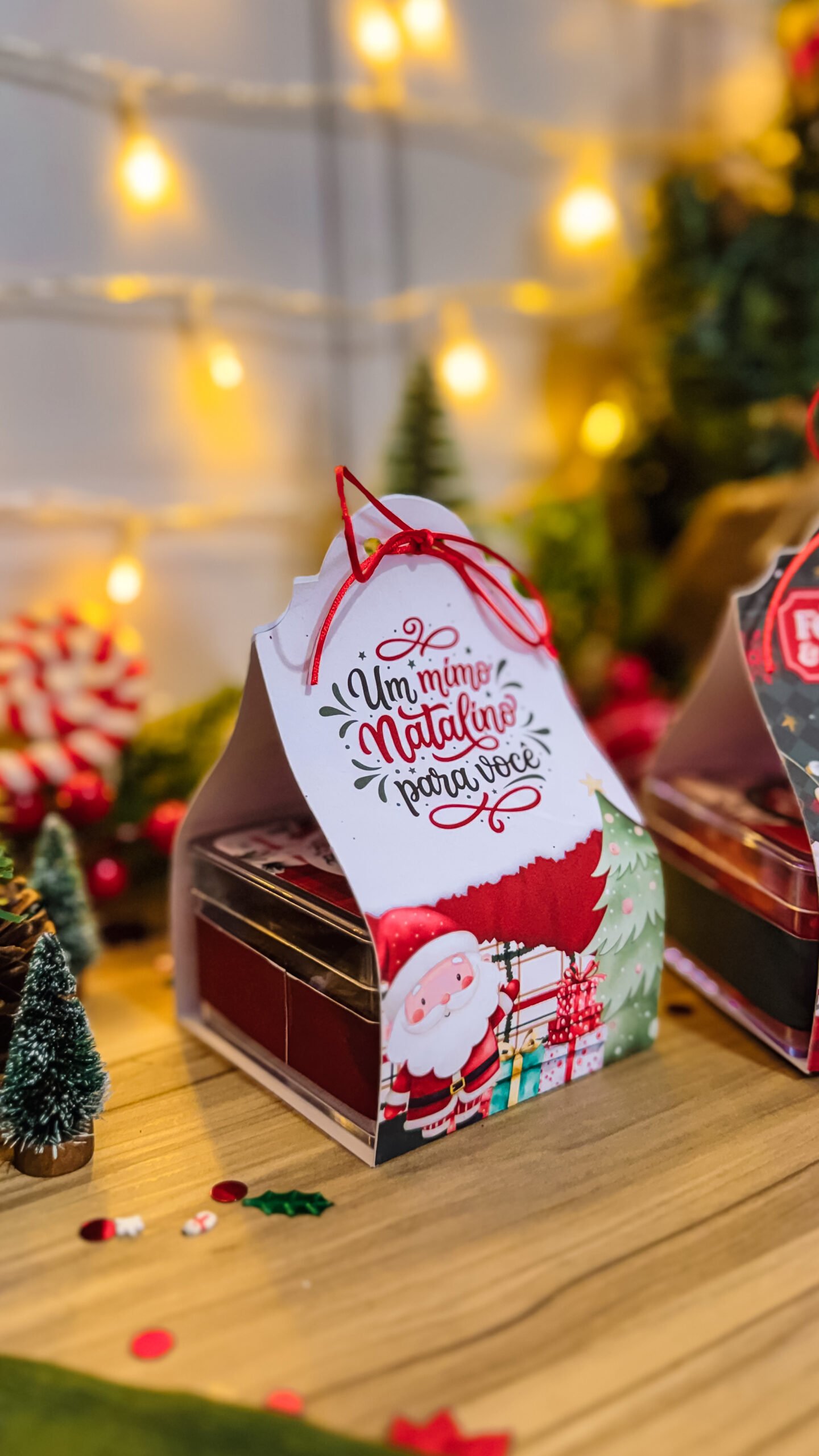Adesivo + Cinta de Caixinha Acrílica de Natal - Imagem 6