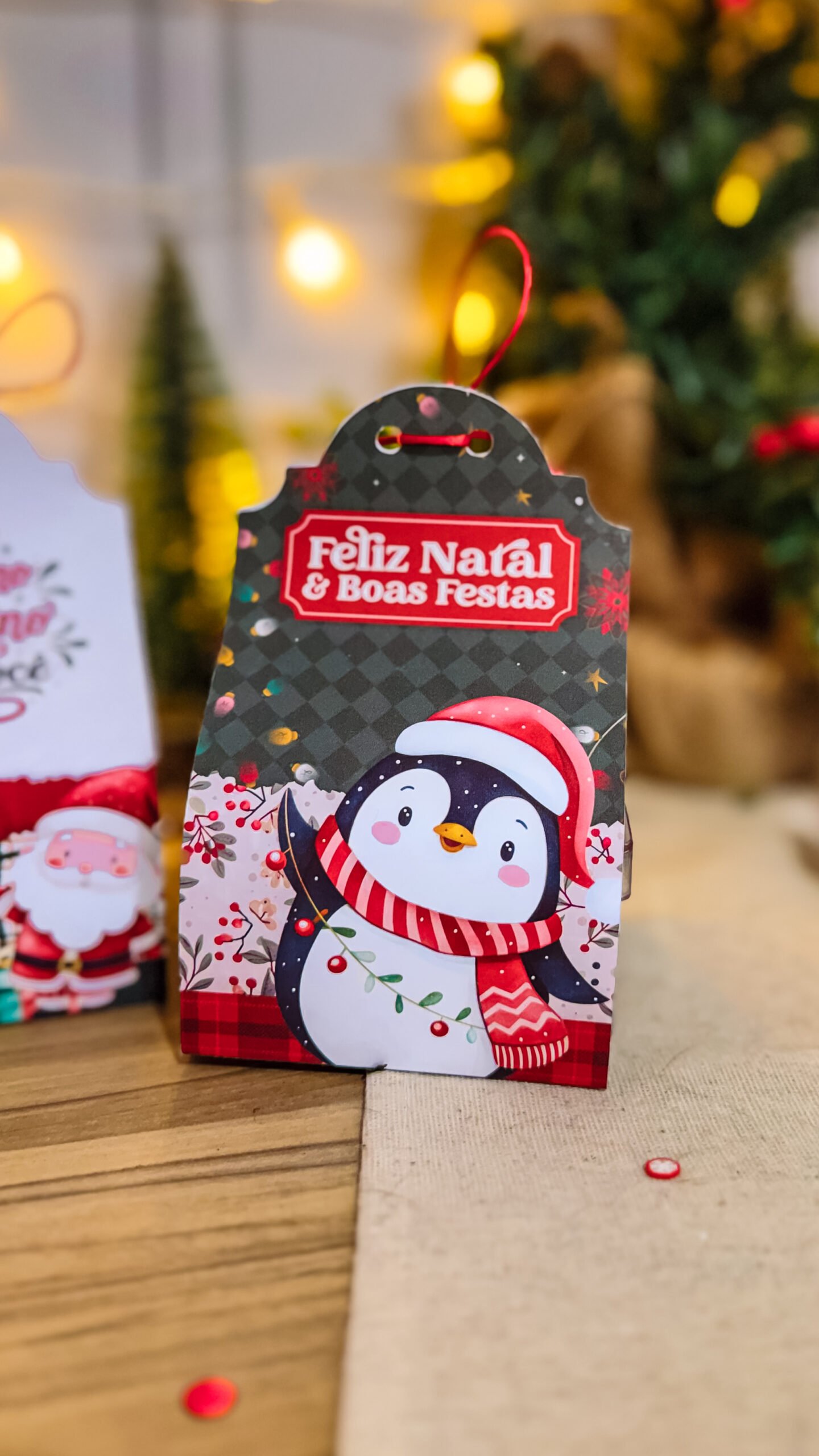 Adesivo + Cinta de Caixinha Acrílica de Natal - Imagem 4