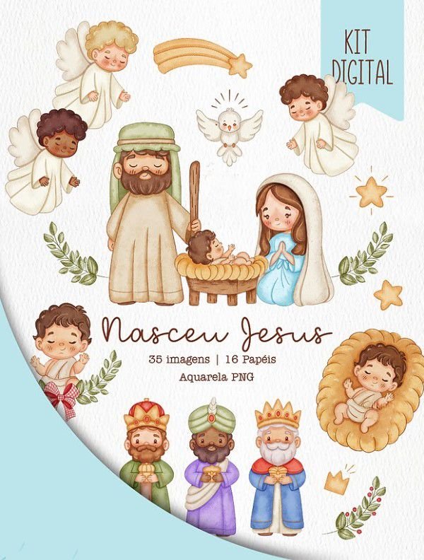 Kit Digital Nasceu Jesus