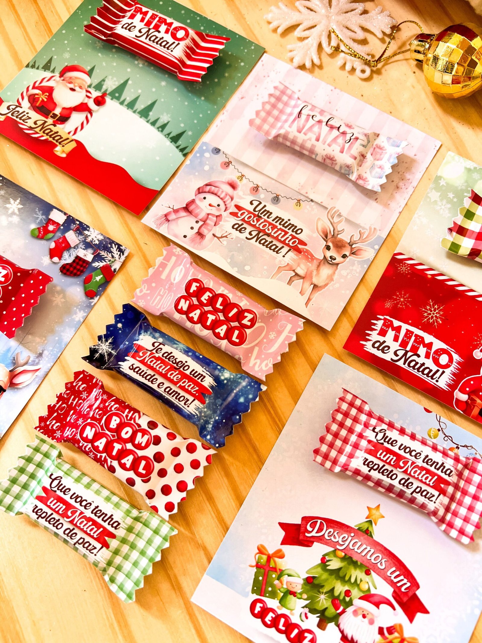 Balinhas E Cards Natal