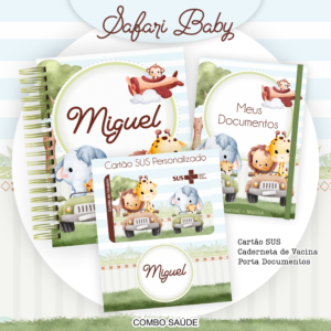 Caderneta De Vacina Safari Baby