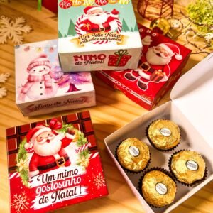 Caixinha 4 Docinhos Natal