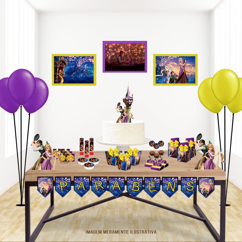 Festa Enrolados - Rapunzel