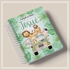 Caderneta Safari Aquarela