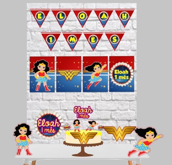 Festa Kit Mulher Maravilha