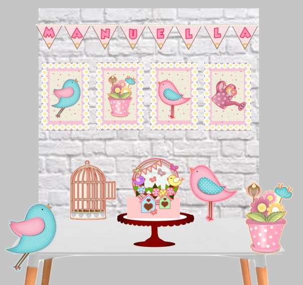 Kit Só Um Bolinho Jardim