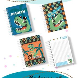 Caderno Dinossauro Puket