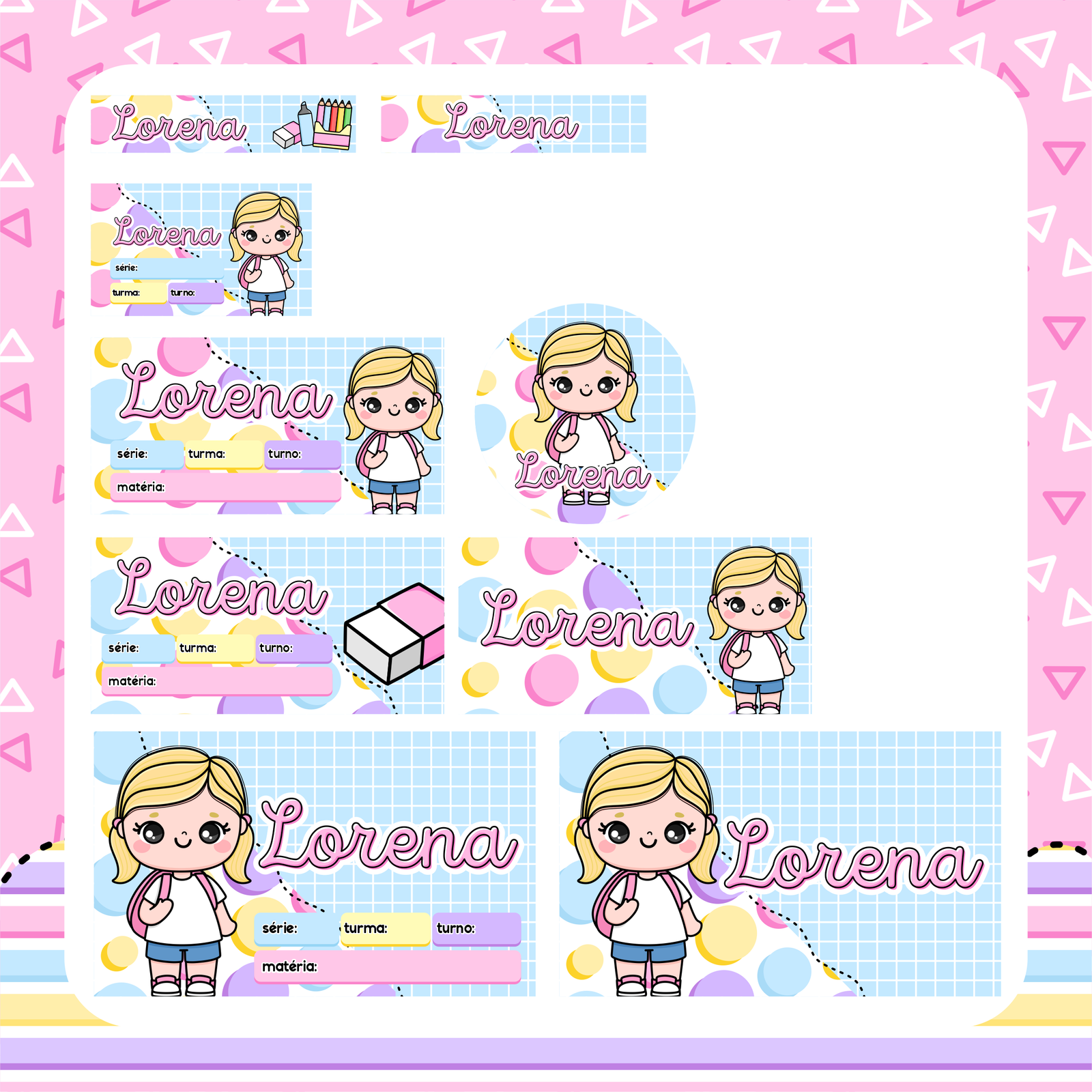 Etiqueta Aluninhos Meninos E Meninas