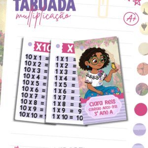 Tabuada Multiplicação Mirabel