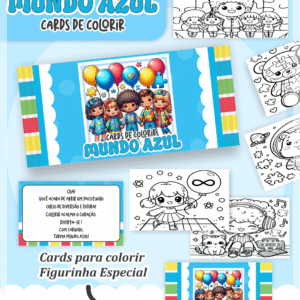 Card De Colorir Autismo