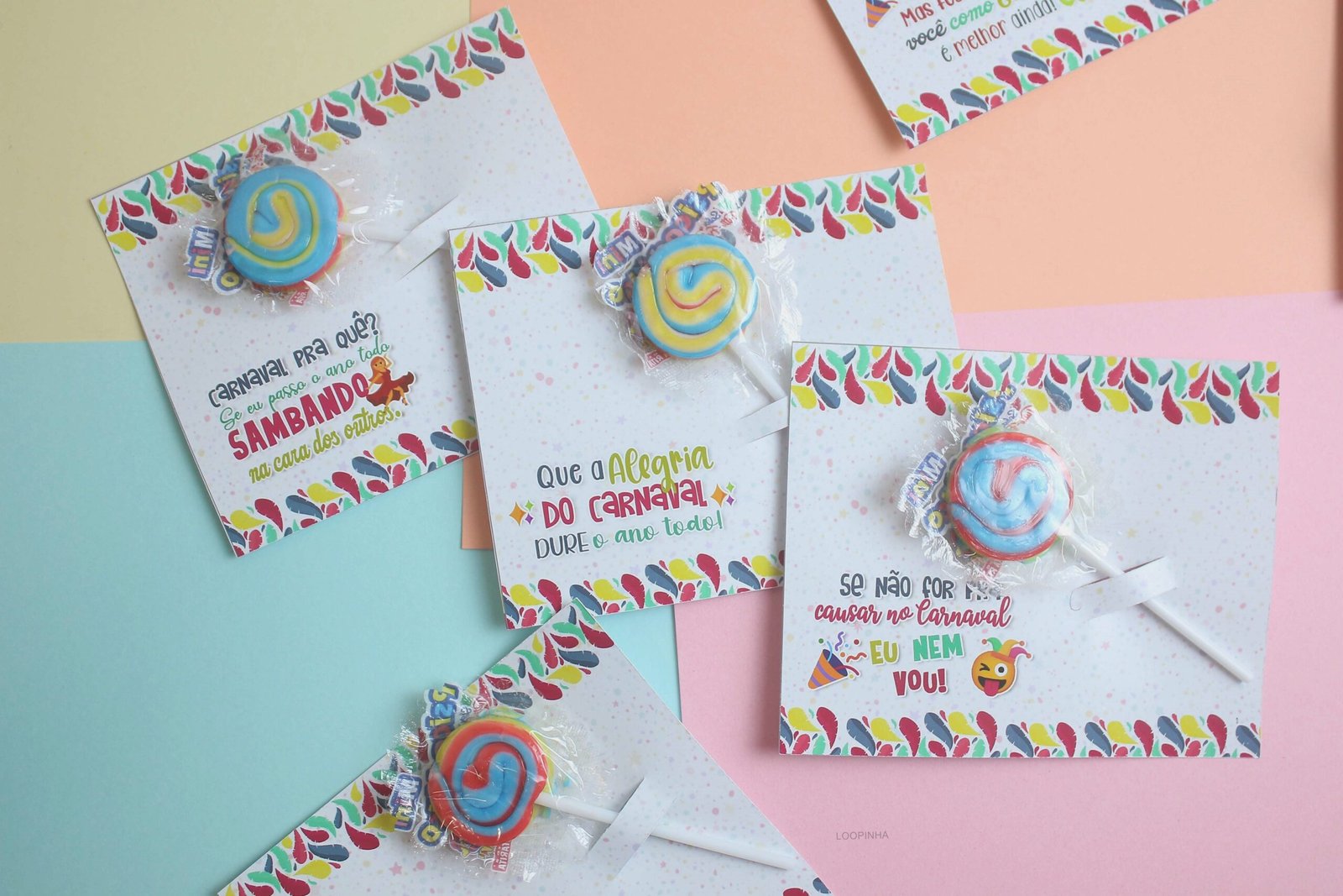 Card Pirulitos Carnaval