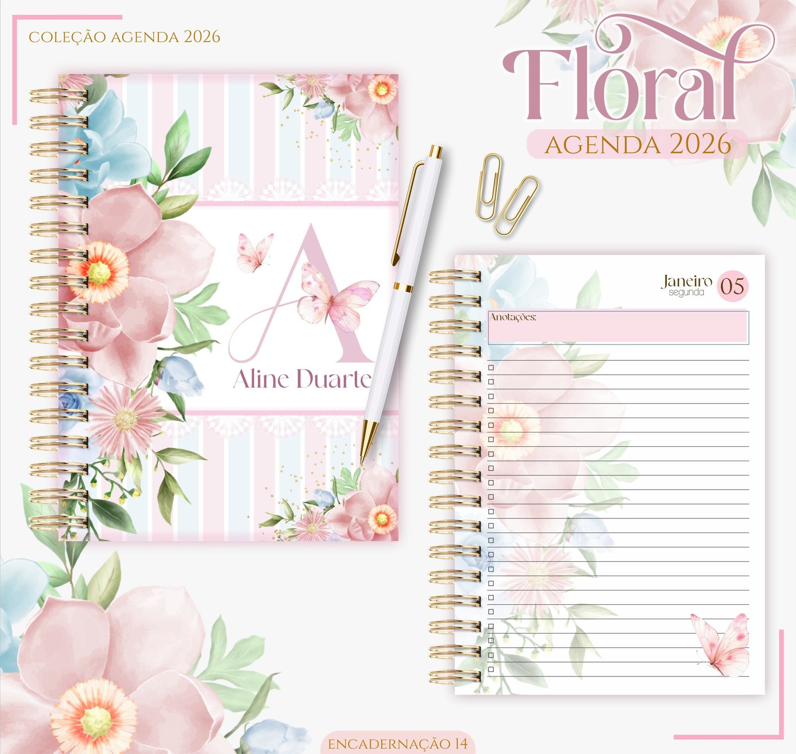 Agenda Floral Candy 2026