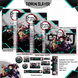 Combo Escolar Demon Slayer