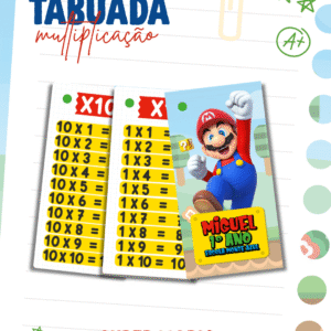 Tabuada Multiplicação Super Mario
