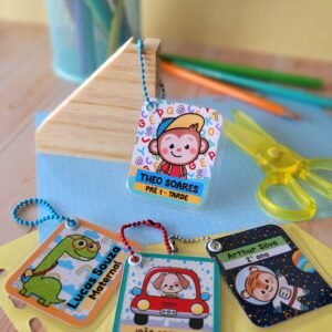 Etiqueta Escolar Meninos