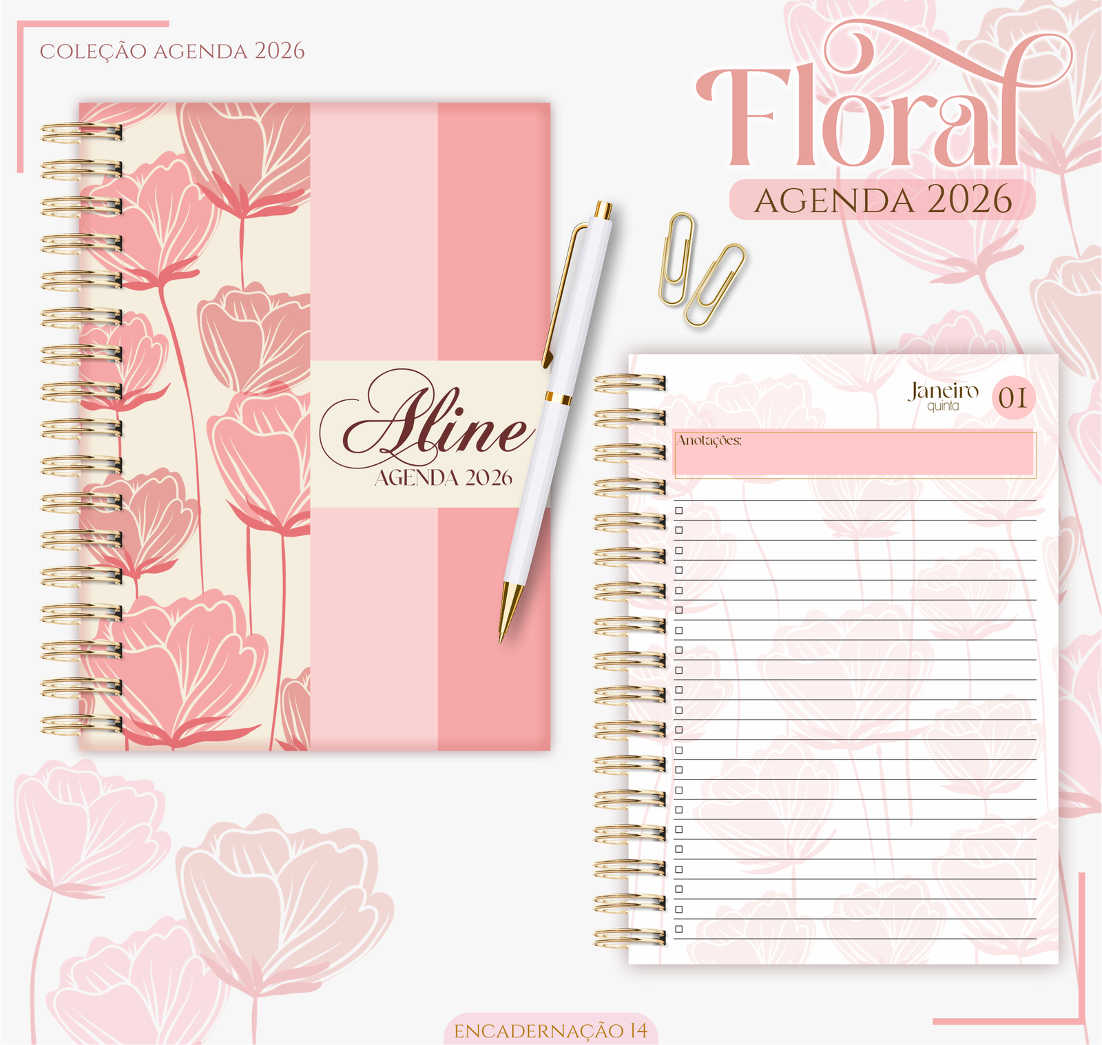 Agenda Floral Rosê 2026