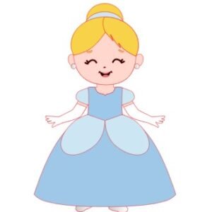 Topo Princesa Cinderela Em Camadas