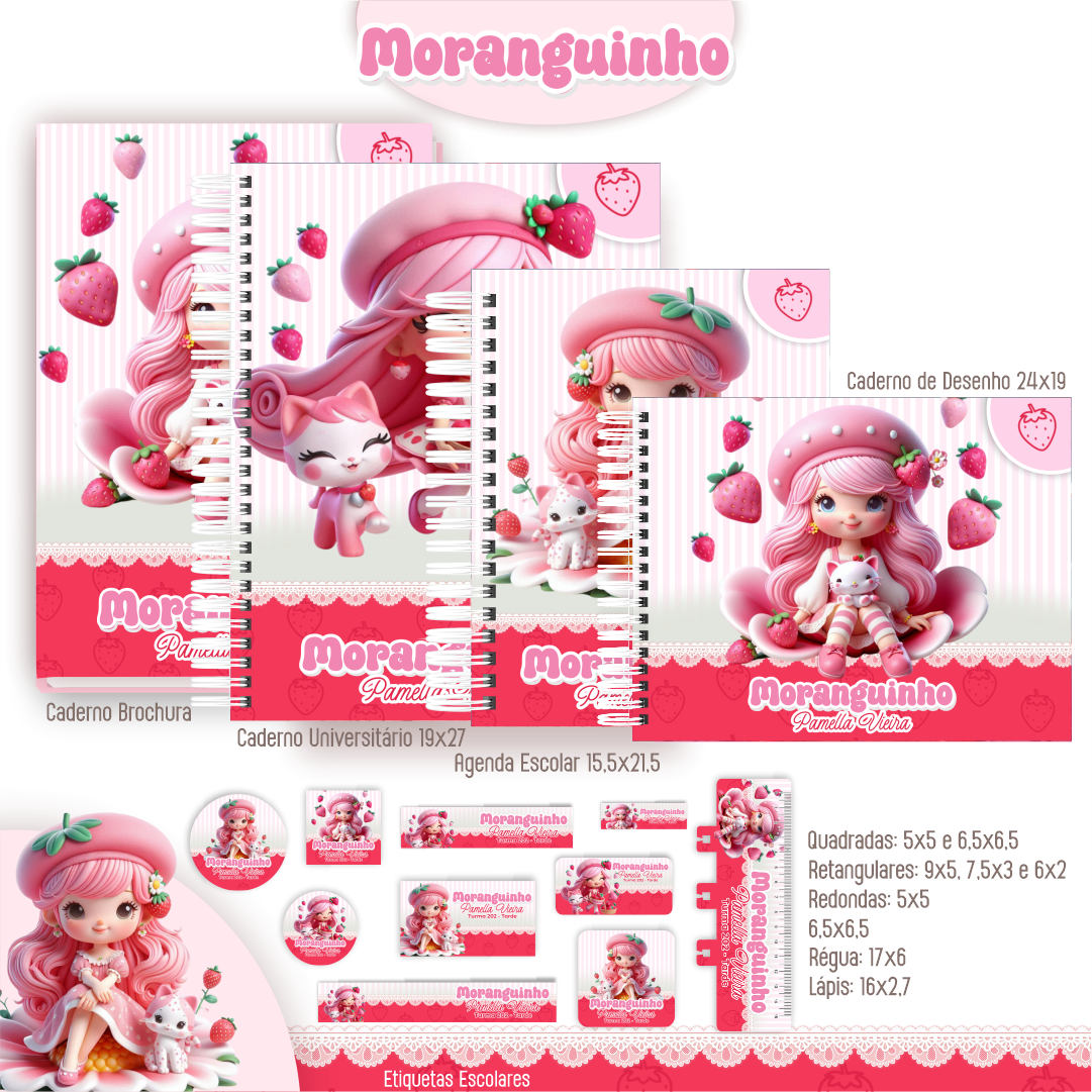 Combo Escolar Moranguinho
