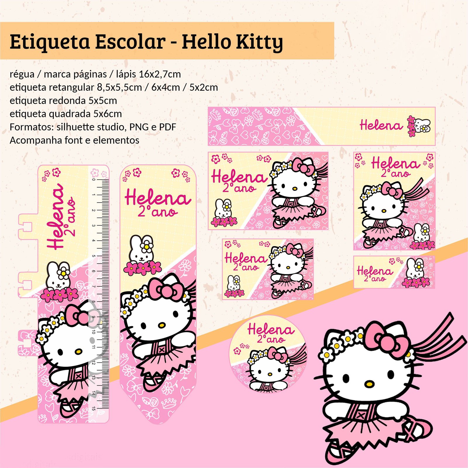 Etiqueta Escolar Frozen