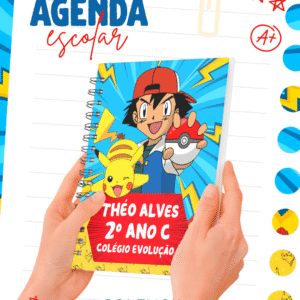 Capa Agenda A5 Pokemon