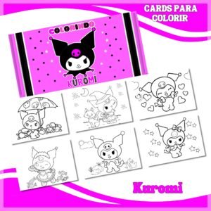 Card De Colorir Kuromi