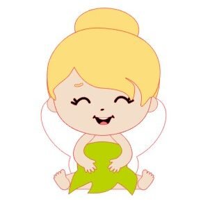 Topo Princesa Sininho Cute