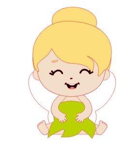 Topo Princesa Sininho Cute