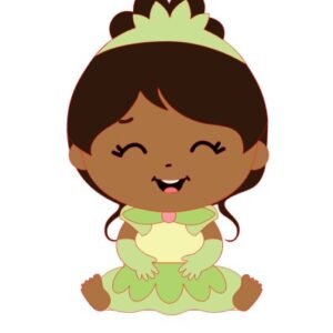 Topo Princesa Cute Tiana