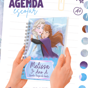 Capa Agenda A5 Frozen