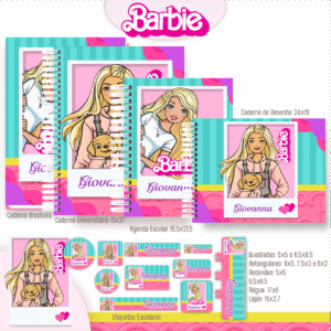 Combo Escolar Barbie