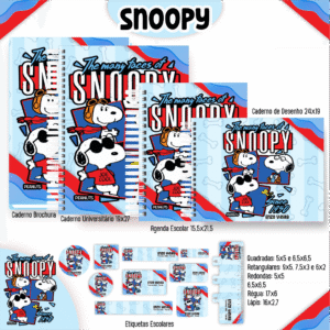 Combo Escolar Snoopy