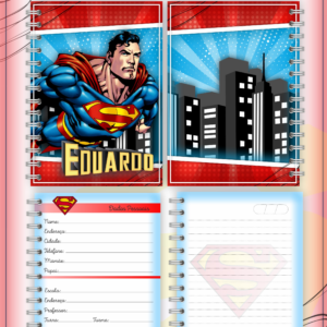 Combo Escolar Super Homem