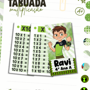 Tabuada De Multiplicação Ben 10