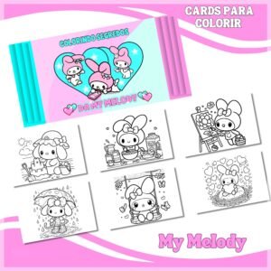 Card De Colorir My Melody