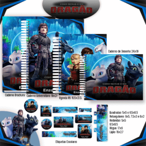 Combo Escolar Como Treinar Seu Dragão