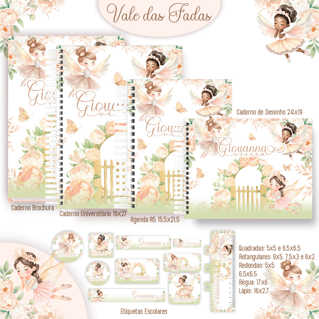 Combo Escolar Vale Das Fadas