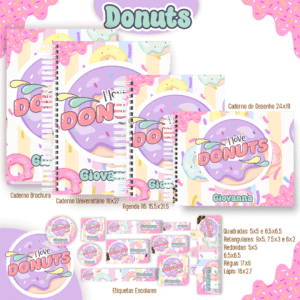 Combo Escolar Donuts