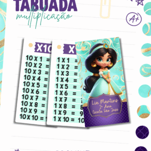 Tabuada De Multiplicação Jasmine
