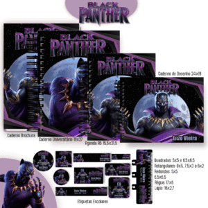 Combo Escolar Pantera Negra