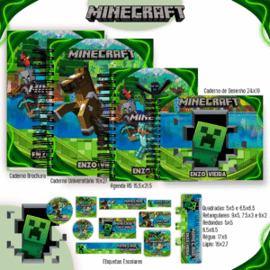 Combo Escolar Minecraft