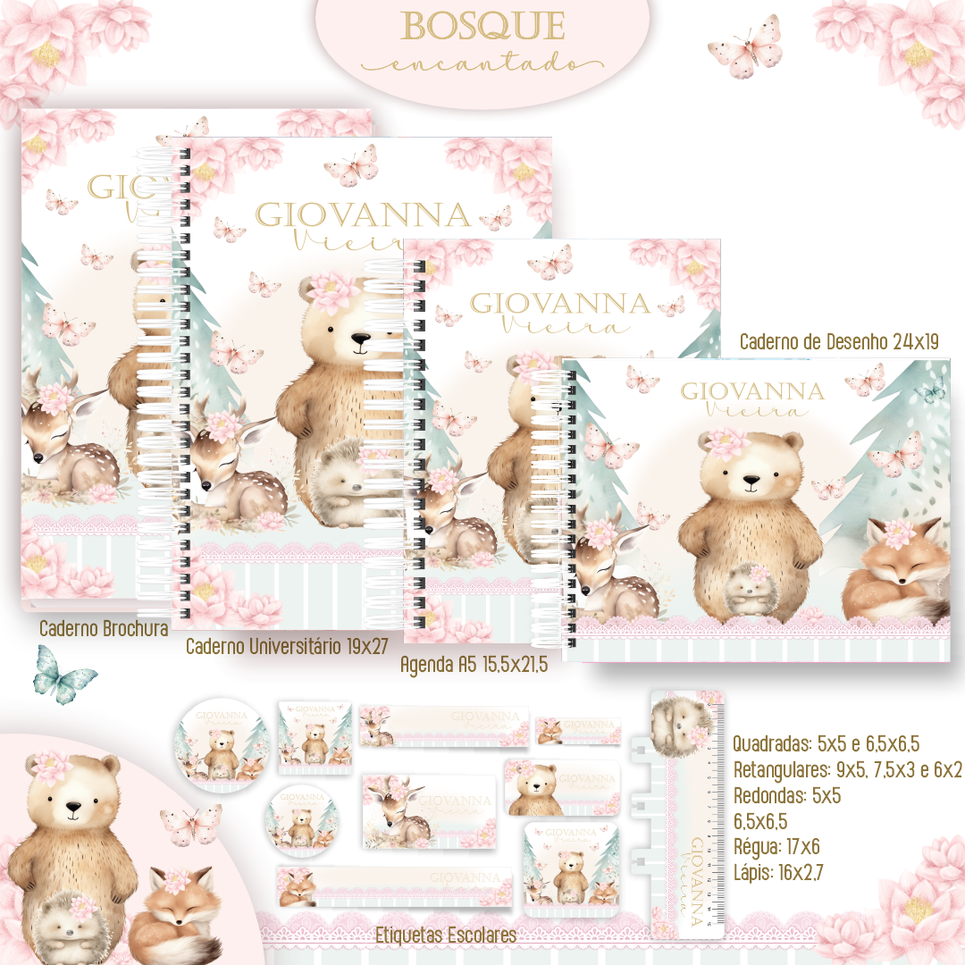 Combo Escolar Bosque Encantado