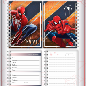 Combo Escolar Homem Aranha