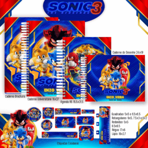 Combo Escolar Sonic